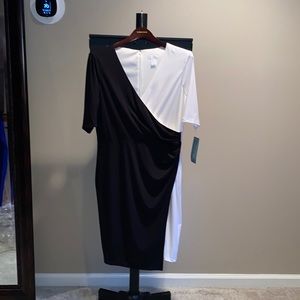 London Times, Black & White Dress!